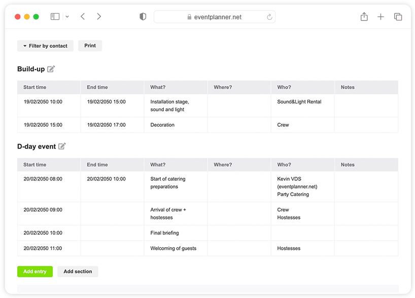 Event Planning Software | eventplanner.net