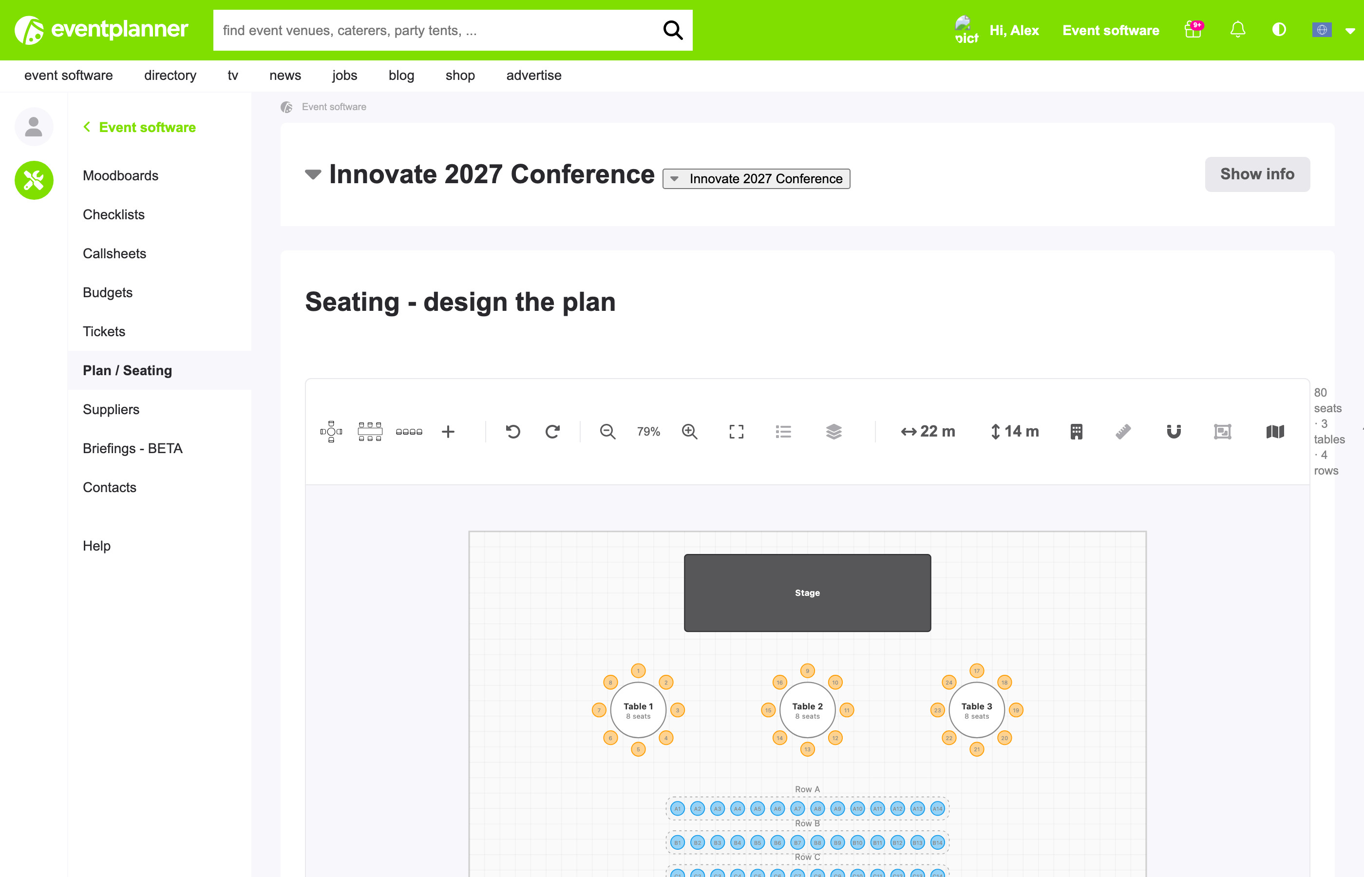 The seating designer