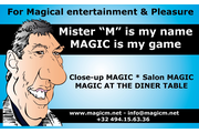 Goochelaar entertainer Mister M