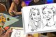 Livekarikaturen op papier zonder presketching: zwierige dik-dunlijnen aan topsnelheid! - Foto 2