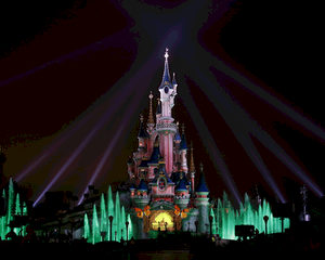 Disneyland Celebrates 'Earth month' with a Projection on the Sleeping Beauty Castle