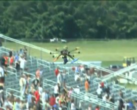 Drone Crashes at Event