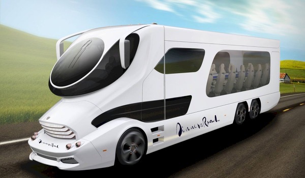 World Premiere: the First Mobile Restaurant in the World World Premiere: the First Mobile Restaurant in the World