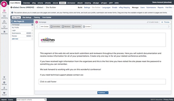 etouches Announces Release of Third Generation Content Submission Module etouches Announces Release of Third Generation Content Submission Module